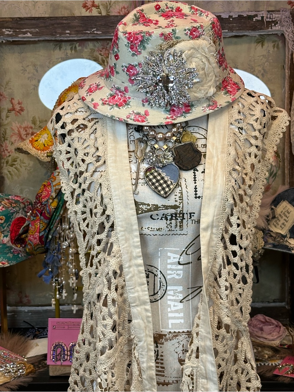 A RARE BIRD-Magdalena Crocheted Duster - Picture 10 of 10